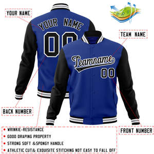 Chaquetas Varsity Personalizadas al por Mayor para Equipos de Béisbol de Secundaria, Chaquetas Letterman Reversibles de Lona para Hombre, de Secado Rápido y Cuello Alto - Product Image 4