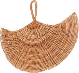 Abanico de Ratán Natural Tejido a Mano, Abanico de Bambú Tradicional, Decoración Rústica Boho para Pared y Accesorio Sostenible para el Verano - Product Image 5