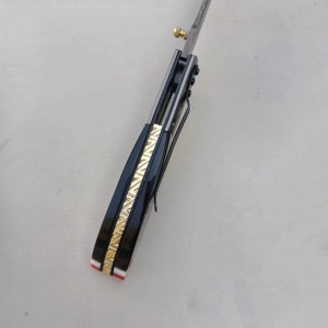 Mini couteau pliant de poche en acier inoxydable, taille pièce de monnaie, outil portable pour porte-clés, équipement EDC pour camping en extérieur - Product Image 3