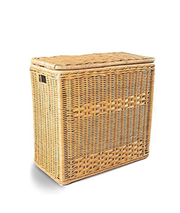 Artex HaiNam <b>Rectangular</b> Natural Rattan <b>Storage</b> <b>Basket</b> With Lid And Handles Rustic Multi-Purpose Organizer For Laundry <b>Storage</b> - Product Image 2