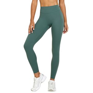 Leggings de yoga pour femmes, taille mi-haute, couleur unie, dos en V, sans couture avant, effet push-up fessier, pour le contrôle du ventre, collants d'entraînement - Product Image 2