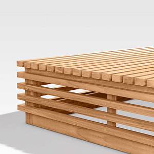 Outdoor <b>Garden</b> Center <b>Table</b> Living Room Set Wooden Teak <b>Coffee</b> <b>Table</b> Patio Home Furniture Set - Acel - Product Image 4