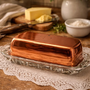 Plateau à fromage durable, assiettes de cuisine élégantes, couvercle métallique moderne, plat à beurre en acier inoxydable - Product Image 6