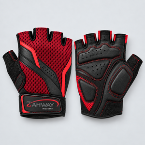 New Arrival Cycling Gloves Durable Fabric Comfortable Fit Breathable Design Anti Slip Grip Shock Absorbing Palm For Cycling - Product Image 1