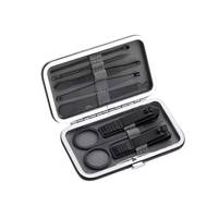 Kit de manucure en acier inoxydable, étui portable, outils de coupe-ongles 3 en 1, style classique pour adultes