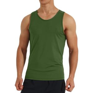 Chaleco Deportivo de Algodón para Hombre con Logotipo Personalizado al por Mayor, Ajuste Musculoso, Transpirable, Informal, para Fisicoculturismo y Entrenamiento - Product Image 1