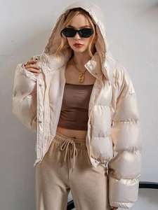 Chaqueta Acolchada de Invierno para Mujer, Tejida, de Alta Calidad, Precio de Fábrica, Mayorista - Product Image 2