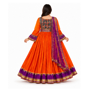 Vestidos Kuchi afganos hechos a mano de alta calidad para mujer, en varios colores y tallas, el mejor vestido Kuchi afgano bordado. - Product Image 4