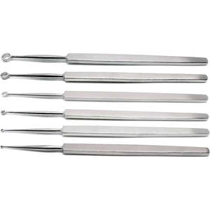 ¡OFERTA ESPECIAL! Curetas Dérmicas Profesionales de Acero Fox, Cureta Manual de 6mm para Oído, Cureta Recta Afilada para Otología, Instrumentos ORL - Product Image 2