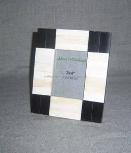 Bone Inlay with Resin <b>Photo</b> <b>Frame</b> for Customized Natural <b>White</b> Color for Best Wedding Photi Franme for Hot Sale Product - Product Image 4