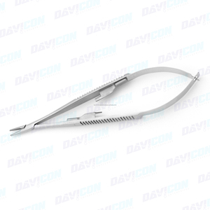 Castroviejo Needle <b>Holder</b>, 5.5inch (14cm), CVD Tips with Lock - Product Image 5