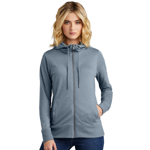 Vente en gros de sweats à capuche entièrement zippés pour femmes, personnalisables, avec cordon de serrage, manches longues, coupe décontractée, marque privée OEM ODM - Product Image 2