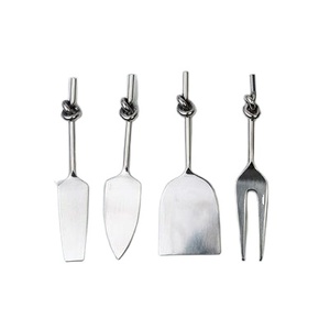 Vaisselle en métal Ensemble de fromage Décoration de table Ustensiles de cuisine Ensemble unique d'outils à fromage à manche élégant Fourniture par l'Inde STAR CRAFTS - Product Image 1