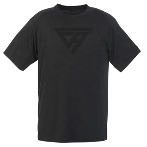 Camisetas con logotipo personalizado de secado rápido y transpirable de la mejor calidad para hombre Camisetas de manga corta con cuello en V de gran tamaño estilo formal de punto OEM - Product Image 4