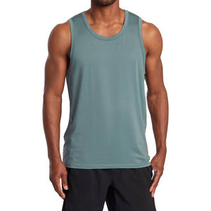 เสื้อกล้ามผู้ชายผ้าฝ้ายคุณภาพสูง ขายดี ออกแบบได้ตามต้องการ ระบายอากาศได้ดี เหมาะสำหรับออกกำลังกาย ฟิตเนส และใส่ไปชายหาด พร้อมบริการพิมพ์ลายตามสั่ง - Product Image 2