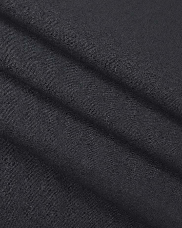 100% Cotton 150TC Washed Yarn Dyed Charcoal Grey Fabric Soft Touch for Bedding