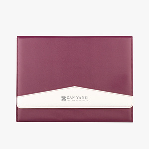 Business Leather <b>Document</b> Organizer Accordion Clip - Product Image 2