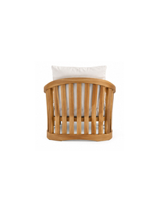 Chaise de salle à manger moderne de luxe en teck massif avec coussin rembourré de qualité supérieure pour meubles de salon intérieur - Product Image 5