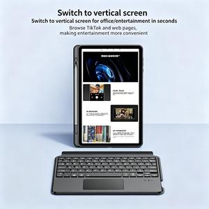 Detachable Wireless <b>Tablet</b> <b>Keyboard</b> Case Floating Magnetic with Built-in Touchpad for Honor Magic Pad3 12.5, 13.3 Inch - Product Image 4