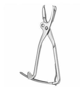 Pinzas para Sujetar Huesos Bishop, Instrumento Quirúrgico Ortopédico de Acero Inoxidable, Agarre Seguro de Huesos, Certificado ISO13485, Certificado CE - Product Image 2