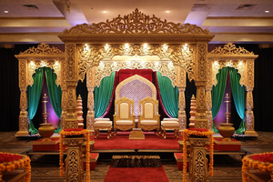 มณฑปงานแต่งงานธีมมาฮารานีบอลลีวูด มณฑปงานแต่งงานแบบดั้งเดิมสุดพิเศษ มณฑปงานแต่งงานฮินดูที่ดีที่สุดในฟลอริดา มณฑปธีมมาฮารานี - Product Image 2