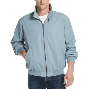 Custom Logo 100% Polyester Coat <b>Black</b> <b>Windbreaker</b> Jacket Full Zip Men's Puffer Coat Fully Padded puffer jacket - Product Image 1