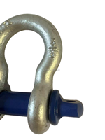 Manille à arceau en acier allié G209, 6x 7/8'' et 1'', galvanisée à chaud, forgée, fabriquée en Chine