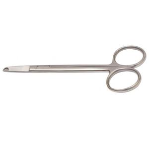 Tijeras de Spencer para quitar suturas, instrumento quirúrgico metálico, 3.5" (9 cm), 4.125" (10.5 cm), 4.37 - Product Image 5