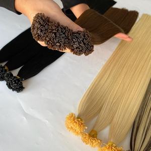 En stock Meilleure Vente Kératine Pointe Plate Vietnamienne 100% Cheveux Humains Double Tirage Pur Cru Non Transformé Vierge Cheveux Bruts - Product Image 1