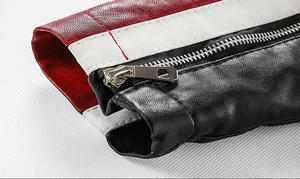 Chaqueta de Cuero Estilo Moderno en Oferta, Ligera, de Poliéster, con Cuello Plegable, Transpirable, Resistente al Viento, Unisex, para Motociclistas - Product Image 4