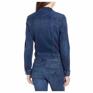 2026 Low MOQ Wholesale Women denim jacket Made in Pakistan New Design Women Jeans Jacket for Adult denim jacket - Product Image 3