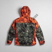 Veste imperméable coupe-vent à capuche en toile camouflage pour la chasse en plein air en hiver, unisexe, avec options de couleur et de logo personnalisées