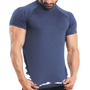 Camiseta Deportiva de Corte Regular para Gimnasio, Personalizable con Logotipo, Ecológica, de Manga Corta, en Algodón/Bambú/Spandex/Poliéster - Product Image 4