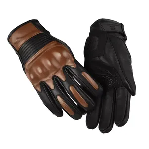 Custom Full-Finger Leather Windproof Breathable Quick Dry <b>Touch</b> <b>Screen</b> Motorcycle Racing <b>Gloves</b> Adults Non-Slip Wear-Resisting - Product Image 1