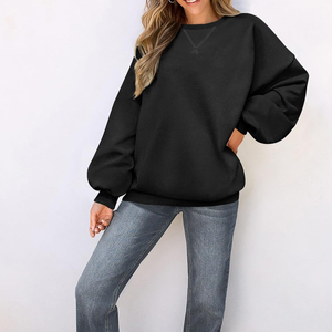 Sudadera extragrande para mujer totalmente personalizada en varios colores, sudadera extragrande moderna y elegante para mujer - Product Image 5