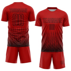 Conjuntos de Camisetas de Fútbol de Poliéster con Logotipo Personalizado al por Mayor, Uniformes Deportivos para Equipos Masculinos de Tallas Grandes - Product Image 1