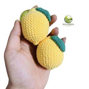 Ensemble de jouets en crochet pour bébés, fruits et légumes, faits à la main en coton biologique, aliments en crochet, tomates - Product Image 3