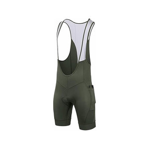 Cuissard de cyclisme noir ajusté pour homme, style short, en Spandex et Nylon, anti-humidité - Product Image 2