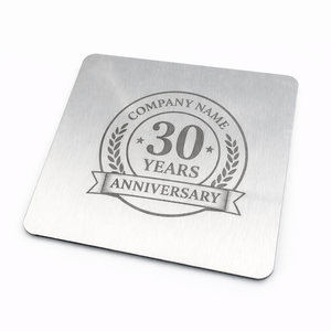 Posavasos Cuadrados de Acero Inoxidable Personalizados al por Mayor con Logotipo Grabado con Láser, para Regalos de Aniversario, Duraderos y Reutilizables - Product Image 1