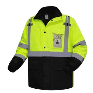 High Visibility Safety Workwear Industrial Work <b>Jacket</b> Reflective Safety Workwear Safety <b>jacket</b> for <b>men</b> - Product Image 1
