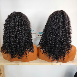 Peluca sin pegamento de lujo vietnamita natural de 20 pulgadas, encaje HD 13x6, rizado birmano, color natural, cabello humano virgen, cierre súper doble. - Product Image 1