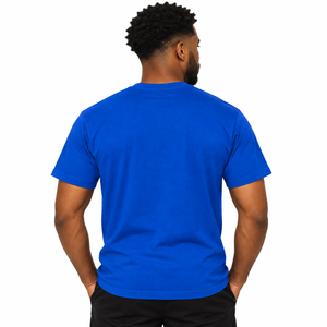 T-shirt graphique Phi Beta Sigma bleu roi 1914 pour homme, impression personnalisée du numéro blanc, manches courtes, col rond, coton décontracté, fraternité - Product Image 2