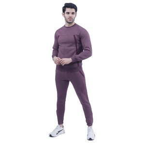 Ensemble de survêtement thermique de qualité supérieure survêtements d'entraînement de gymnastique 2 pièces pour hommes survêtements de Compression pour hommes corps chaud survêtements d'hiver - Product Image 1