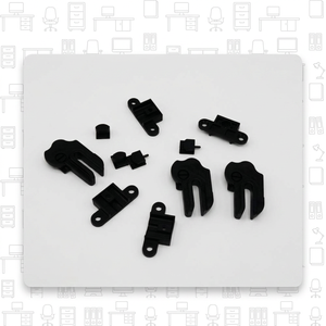 Composants en plastique polyvalents et réglables, meubles de bureau modernes durables de haute qualité, assemblage facile, bureau à domicile, fabriqué à Taïwan - Product Image 2