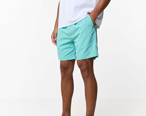 Customized Logo Elastic Waist Drawstring <b>Pink</b> Breathable Summer Sports Running <b>Men's</b> Lightweight Quick Dry Casual <b>Shorts</b> - Product Image 2