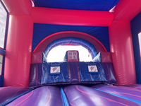 Château gonflable aquatique commercial pour filles, en PVC, pour locations événementielles, garantie 3 ans