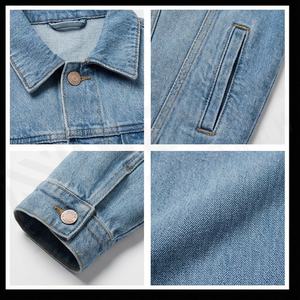 High Street Denim Veste Hommes Vintage Lavé Casual Wear En Plein Air Sergé Coton Vestes Sur Mesure Classique Jeans Vestes - Product Image 4