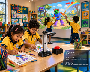 Escáner Interactivo para Colorear Eshark – Sistema de Animación de Dibujos en Tiempo Real para Arcades y Escuelas - Product Image 3
