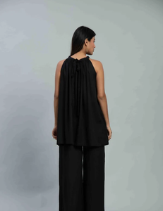 ชุดเซ็ตคอร์ดเน็คสีดำแบบผูกคอ - Product Image 2