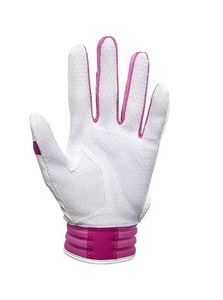 Gants de frappeur de baseball professionnels en cuir légers, imperméables, isolés, durables, antidérapants, respirants, pour droitiers et gauchers, rose - Product Image 6